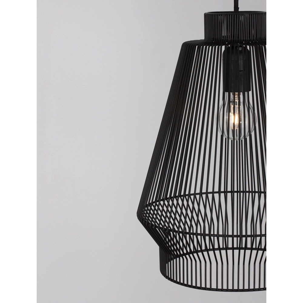 Bohemian hanglamp Bredo Ø 27,5cm zwart Lyora 5212017438898