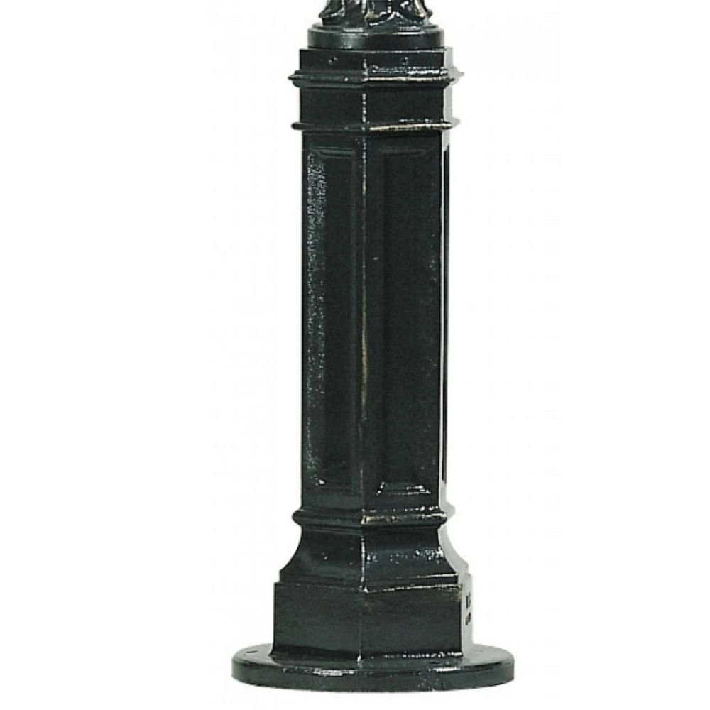 Nostalgic mast Dusseldorf KS1 zwart KS verlichting 8714732591546