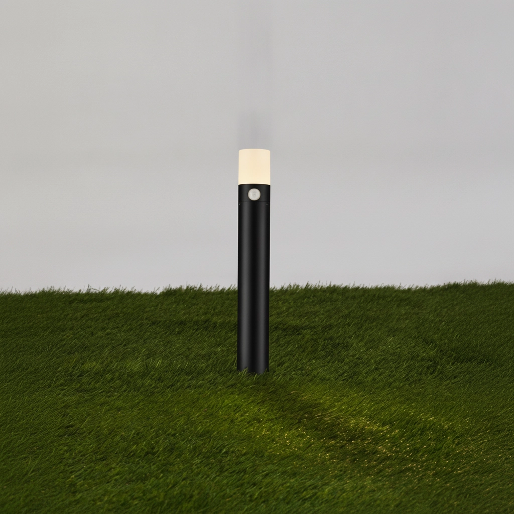 Design tuinlamp Paul zwart met sensor