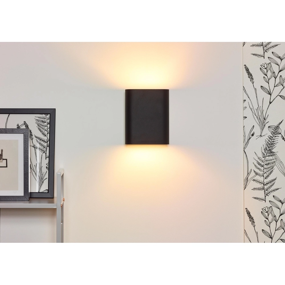 Design wandspot Ovalis zwart Lucide 5411212126894