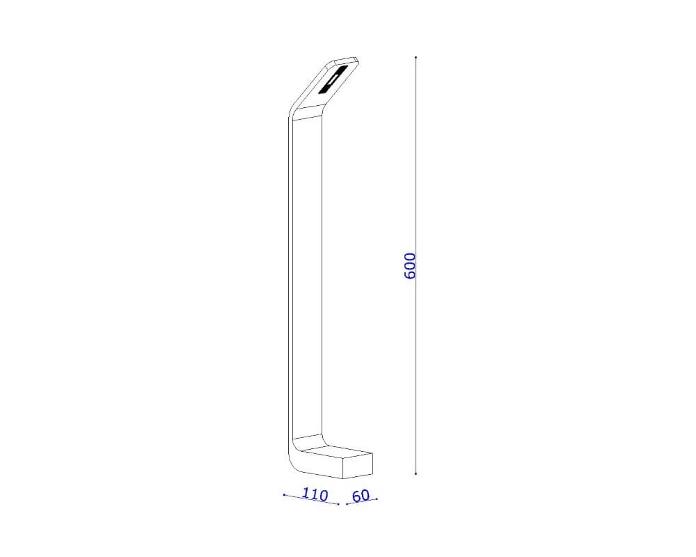 Led pad verlichting Koloa 60cm Artdelight 8719831730018