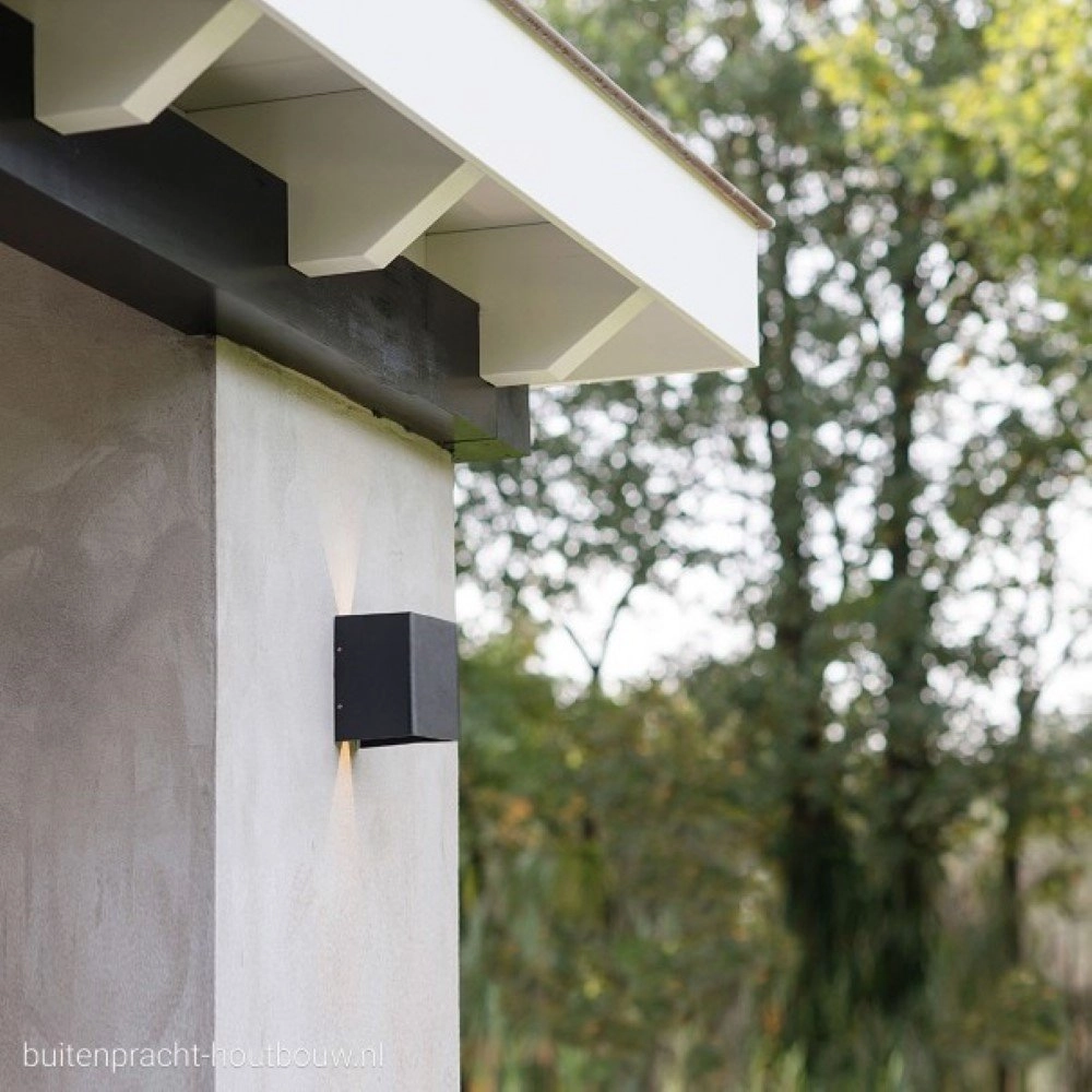 Led muurspot Channel II met schemersensor KS verlichting 8714732748605