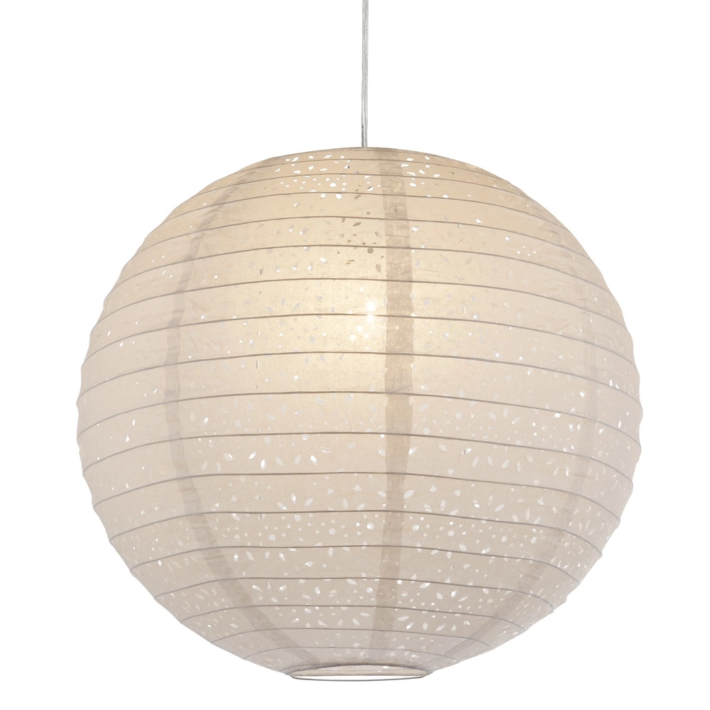Witte hanglamp Varys Ø 40cm Globo 9007371356157