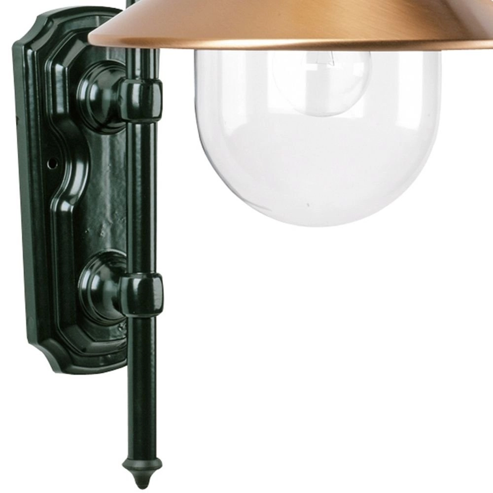 Klassieke buitenlamp Toscane koper - zwart KS verlichting 8714732510349