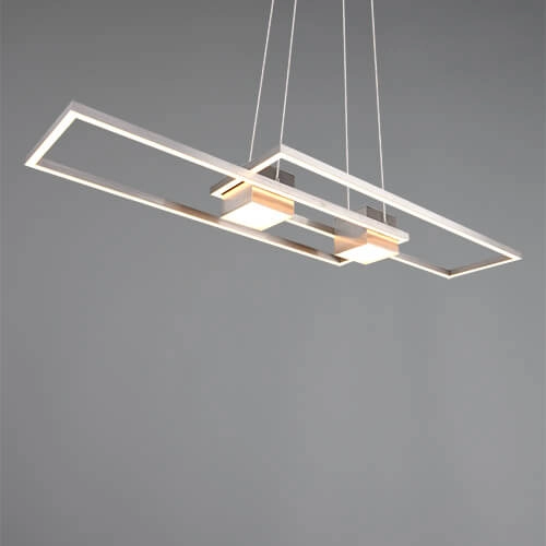 Led hanglamp kantoor Albany rvs