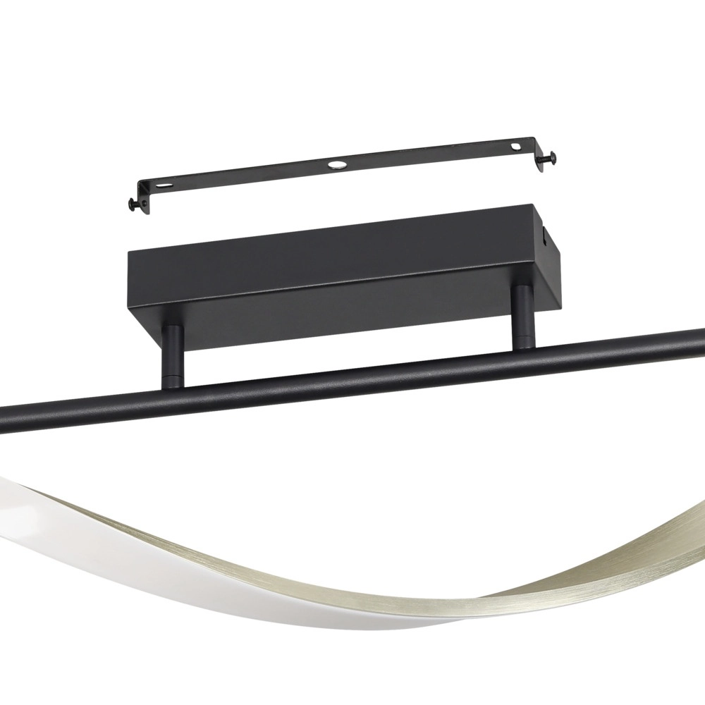 Plafondlamp Conaprato zwart met goud Eglo 9008606357345
