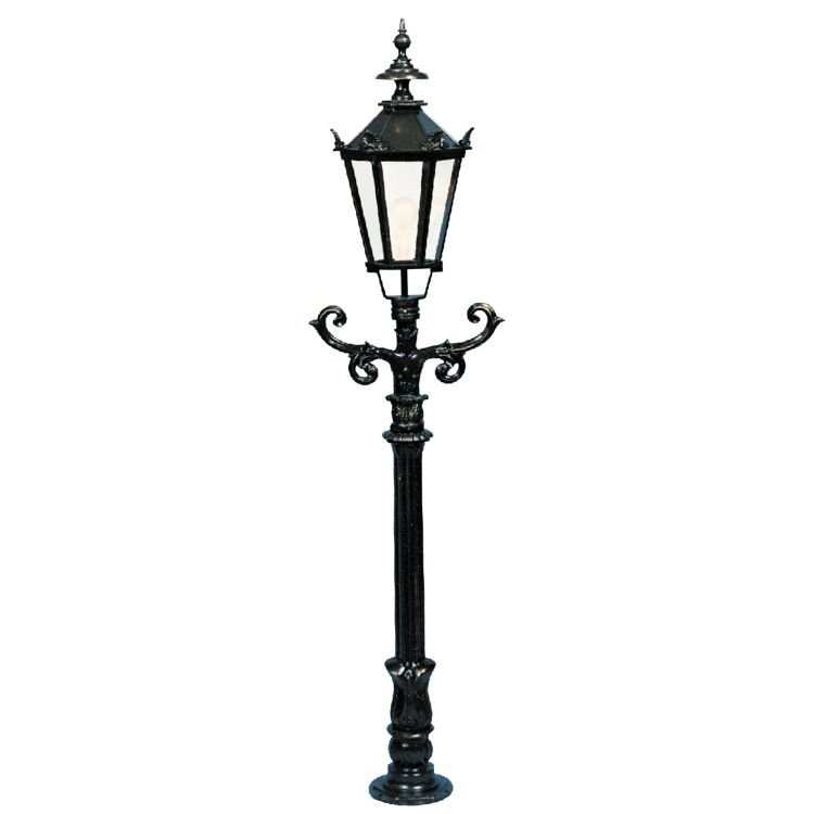 Nostalgische tuinlamp De Beets zwart