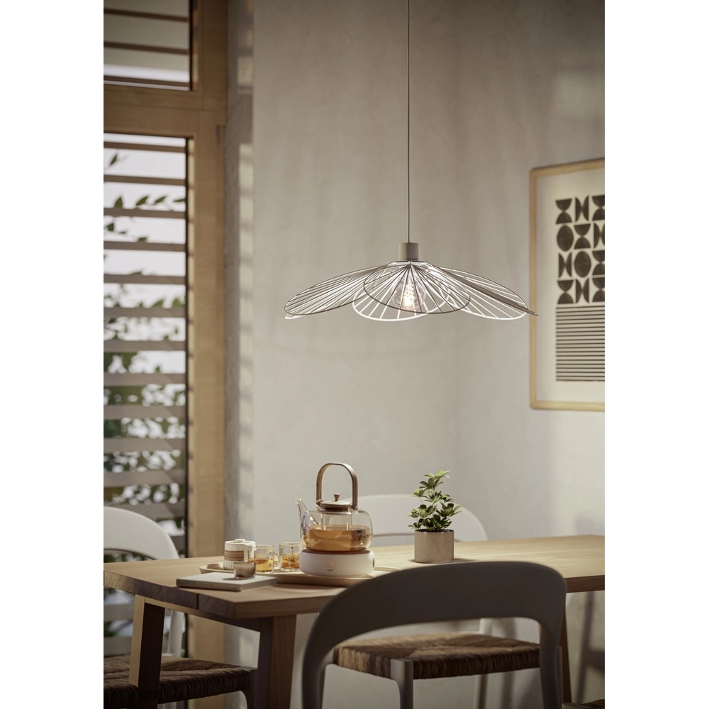 Hanglamp Binacua zand bruin Ø 45cm Eglo 9008606405930