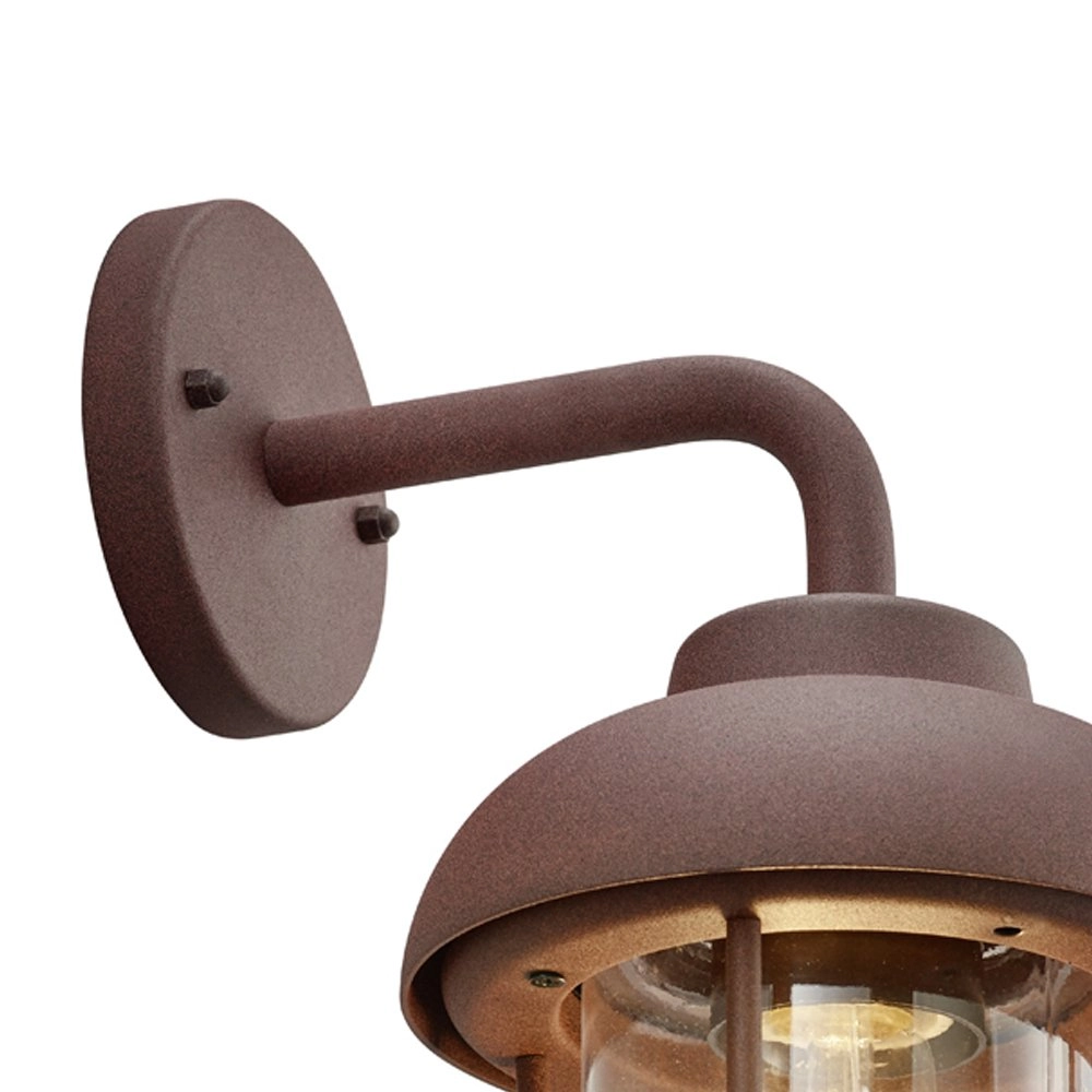 Roestbruine wandlamp Duero Trio 4017807445589