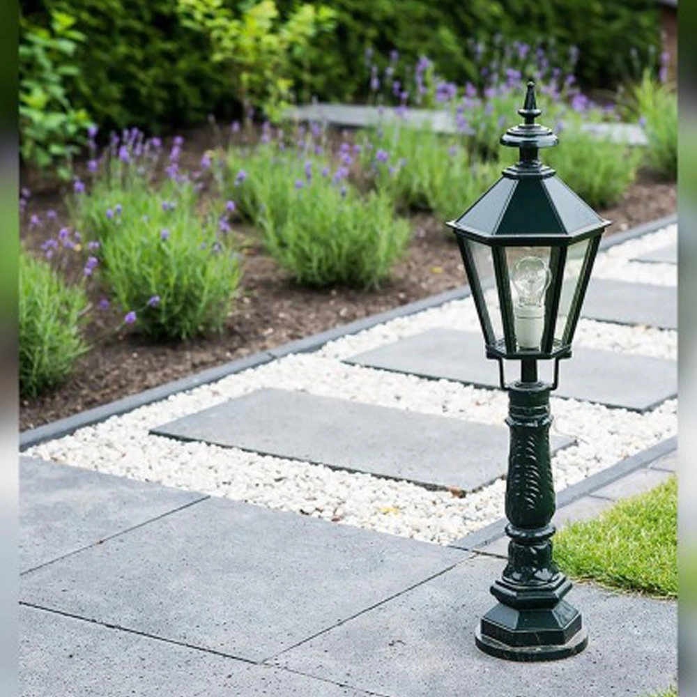 Nostalgische tuinlamp Eifel zwart KS verlichting 8714732500449