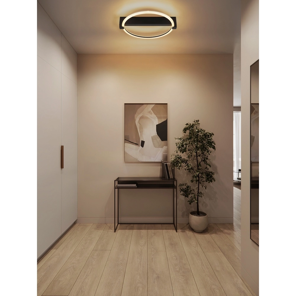 Plafondlamp Fletcher zwart design Globo 9007371583287