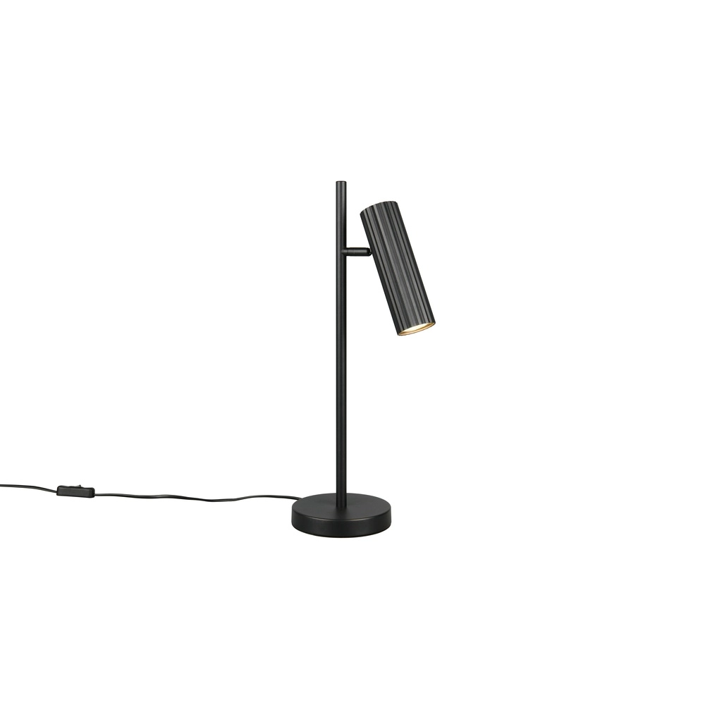 Strakke tafellamp Soka zwart