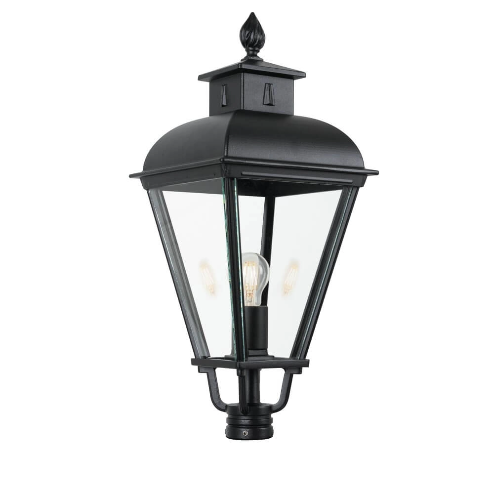 Zwarte kap Vondel 62cm - zwart