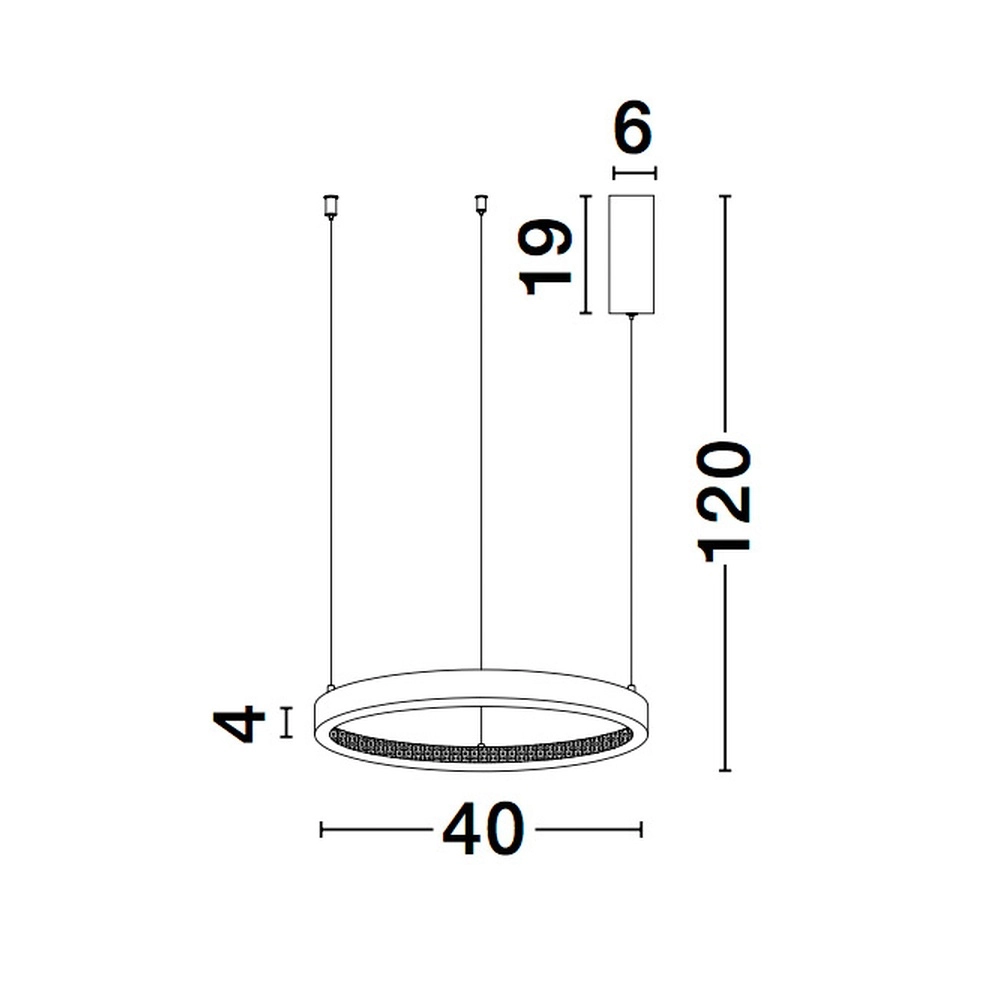 Hanglamp Preston zwart Ø 40cm Lyora 5212017429162