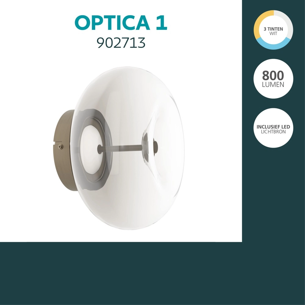 Unieke plafondlamp Optica 1 brons Eglo 9008606391059