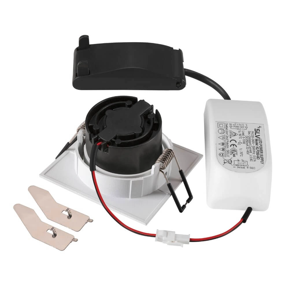 Vierkante led spot New Tria 68 DTW wit - 1800-3000K - 700lm - 38g SLV 4024163277402