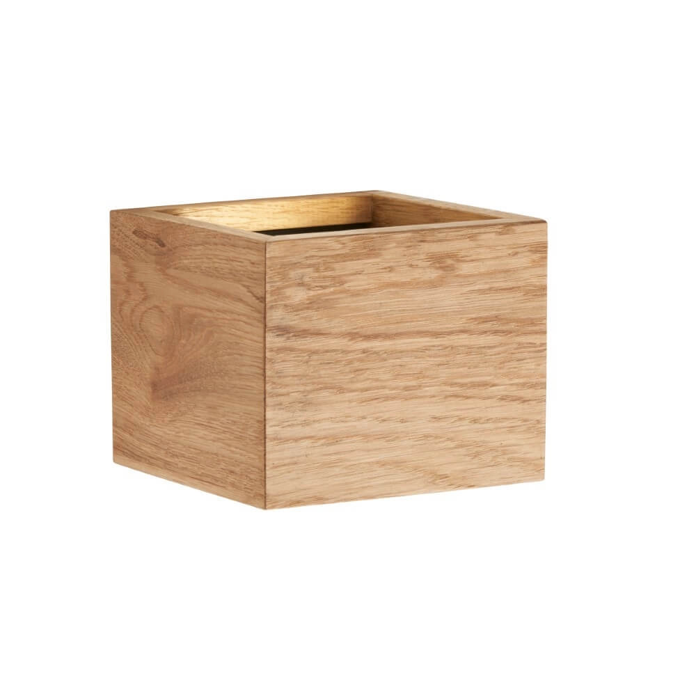 Led wandlamp Shine-Wood 12,5cm