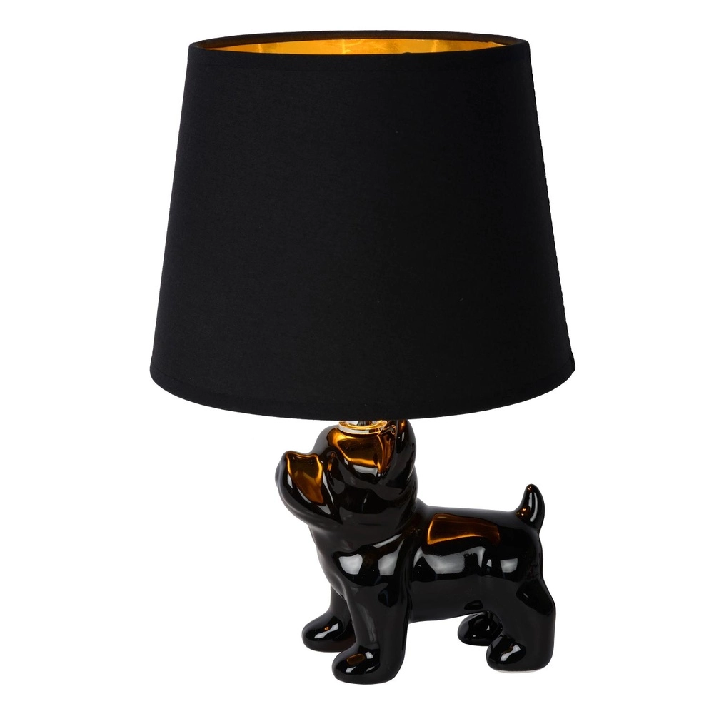 Tafellamp Extravaganza Sir Winston hond zwart Lucide 5411212134103