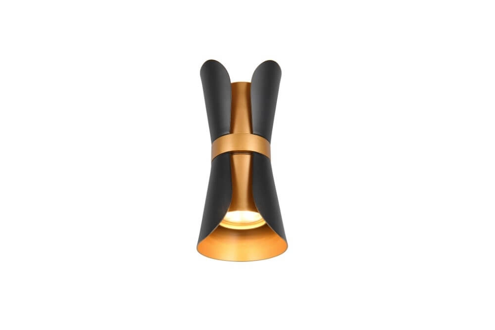 Design wandspot Coat zwart - up & down Trio 4017807613025