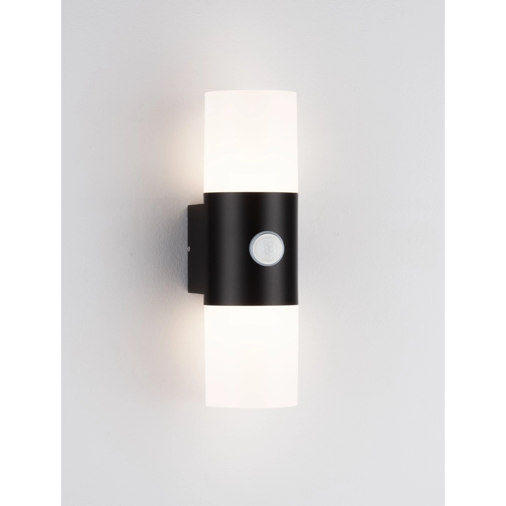Design wandlamp Paul zwart met sensor