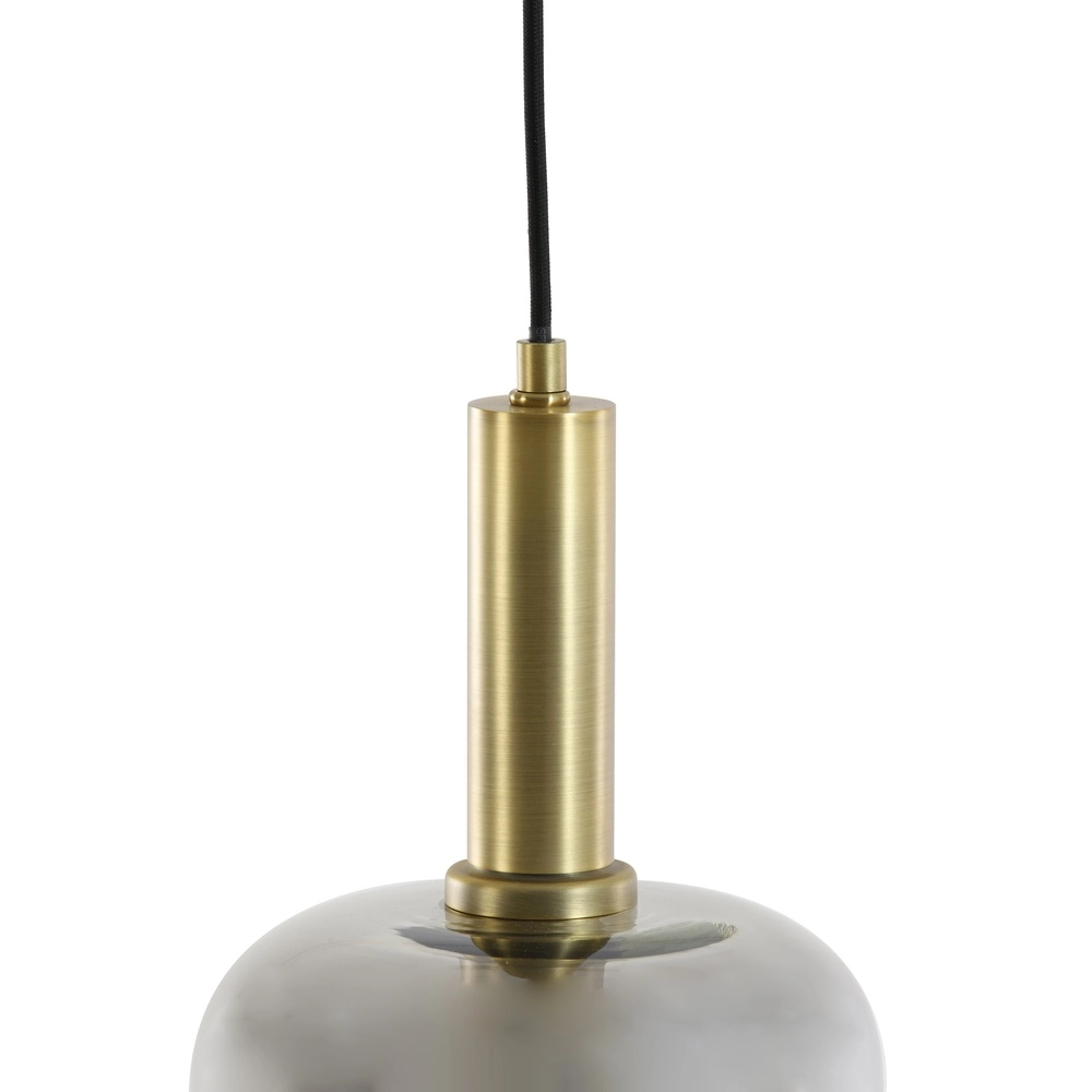 Smoke glazen hanglamp Lekar Ø 16cm - 1x E27 Light & Living 8717807610968