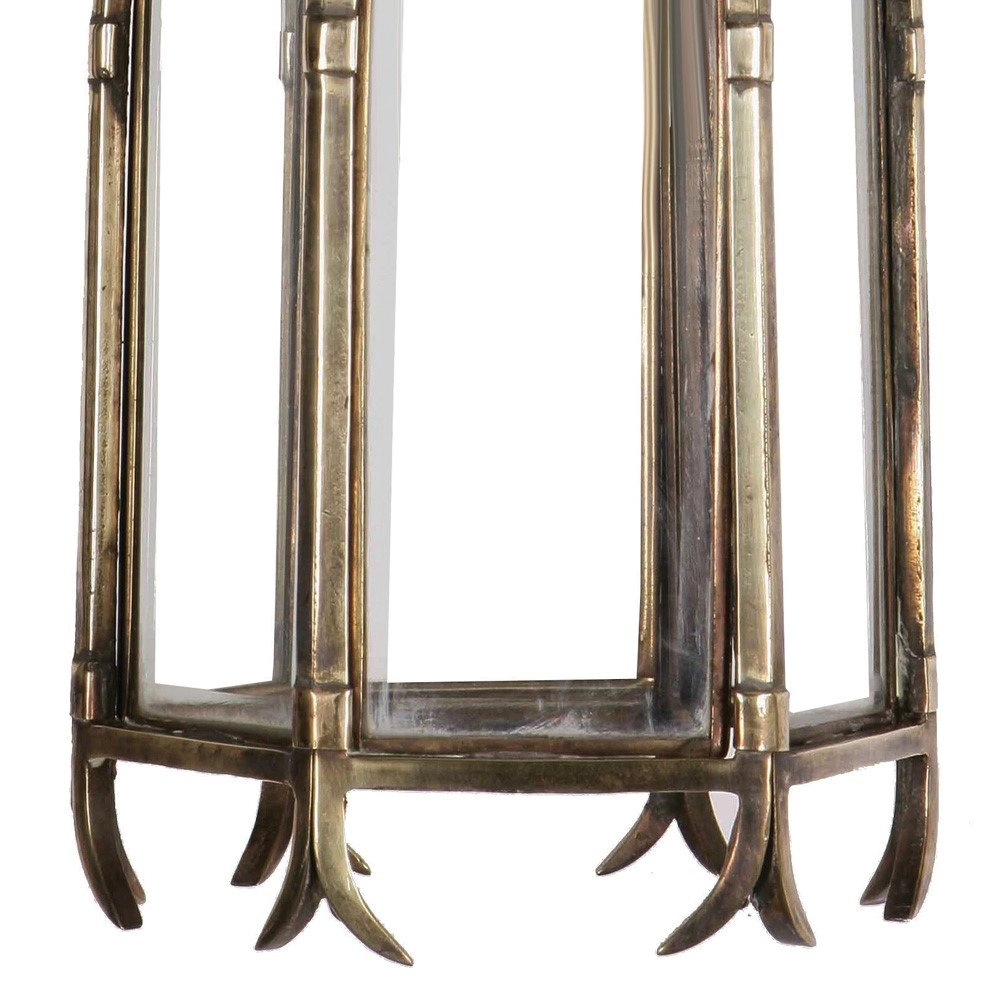Antieke hanglamp Gothic 1-lichts - gepoetst goud (PBUL) Limehouse