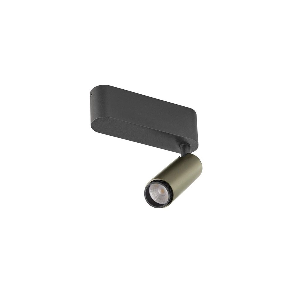 Opbouwspot Grip! S brons met zwart 2700K SLV 4024163304962