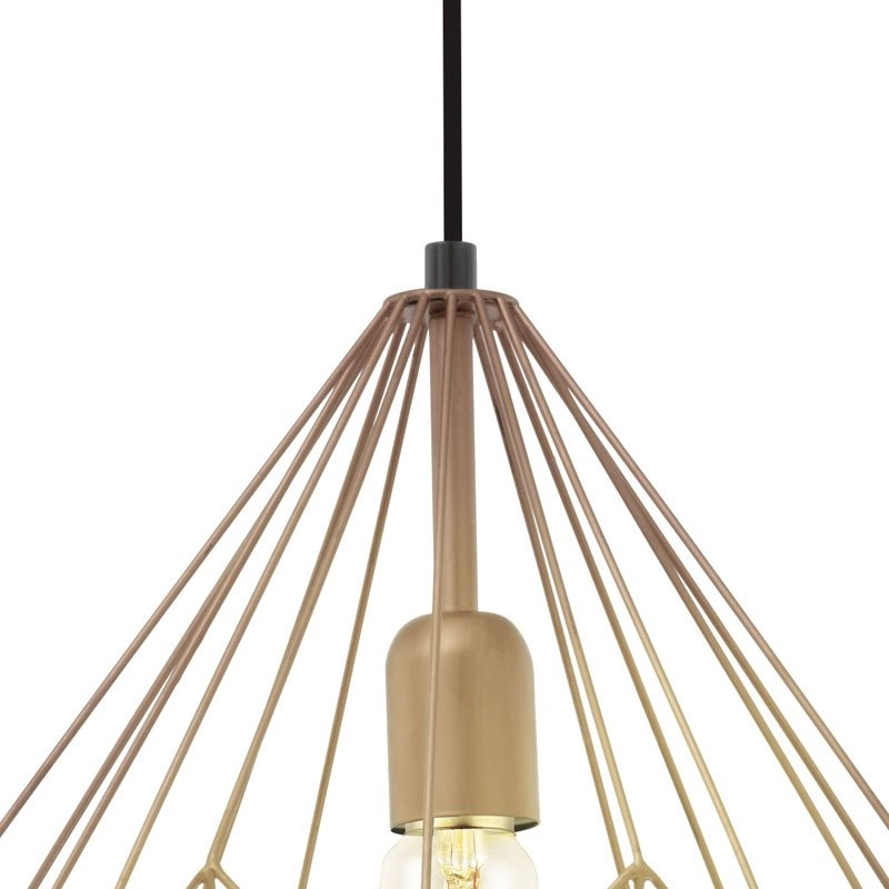 Hanglamp Carlton koper Eglo 9002759492588