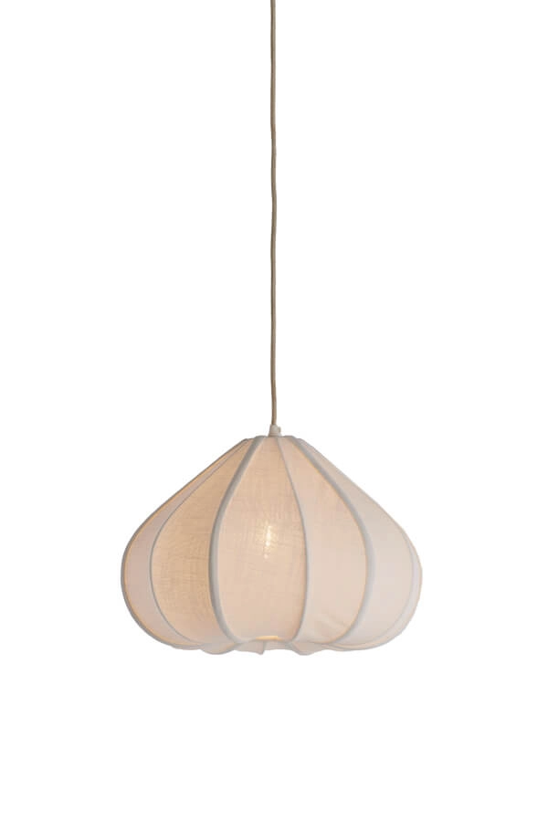 Witte hanglamp Zubeda Ø 38,5cm