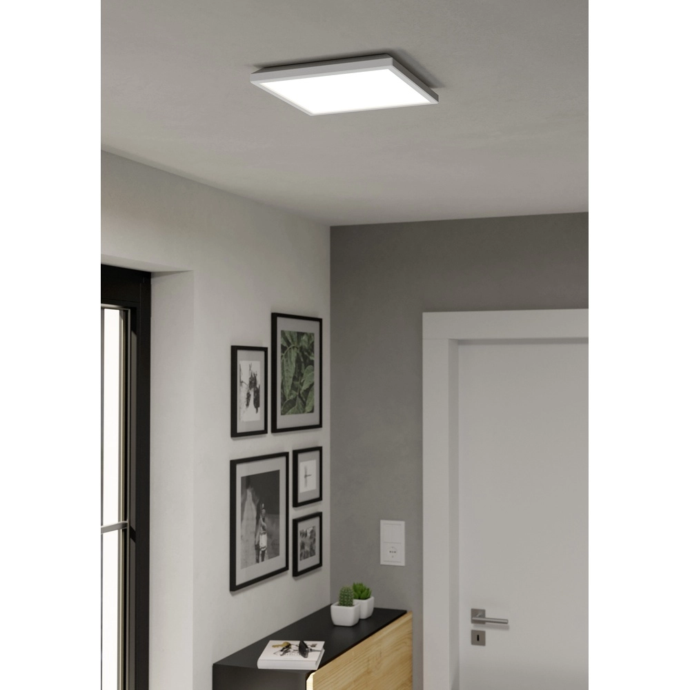 Slimme badkamer lamp Rovito-Z vierkant - wit - 29x29cm Eglo 9008606329809