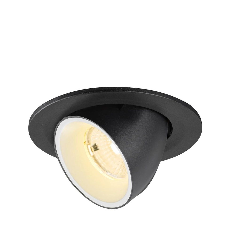 Inbouwspot Numinos Gimble S zwart/wit 3000K - 55gr