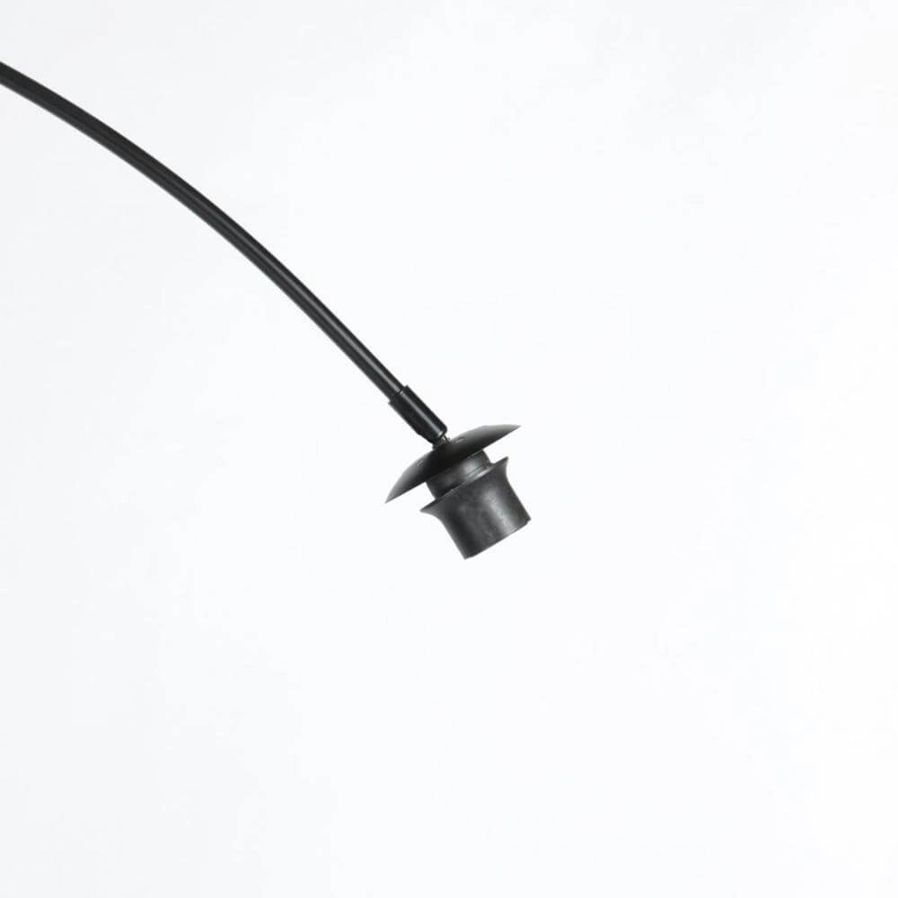 Vloerlamp Curve zwart met grijze kap Ø 50cm Steinhauer 8712746179446