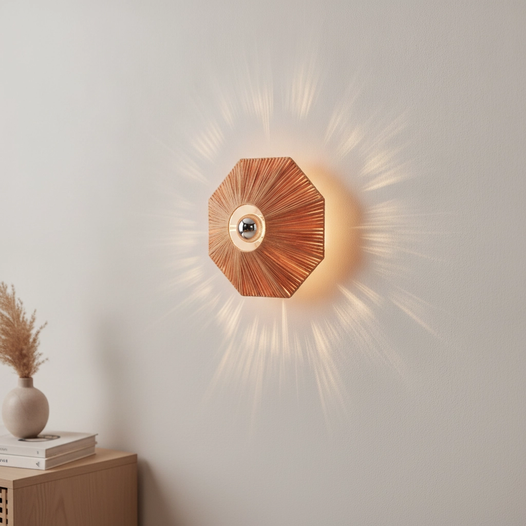 Wandlamp Elvio terracotta Ø 30cm