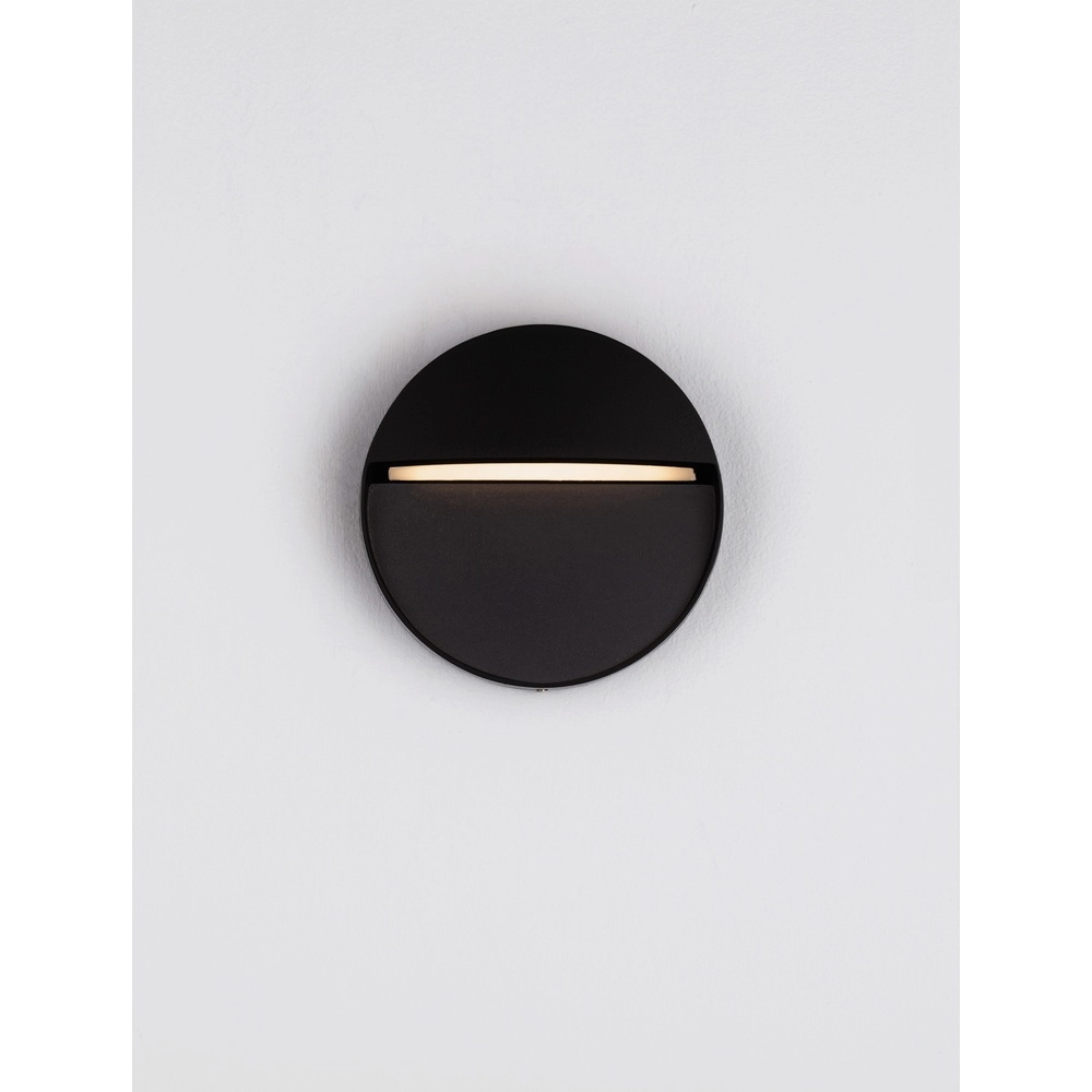 Ronde wandlamp Nectar design antraciet Lyora 5212017453846