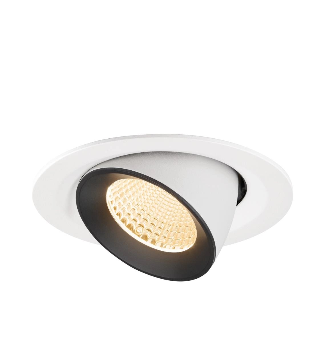 Inbouwspot Numinos Gimble M wit/zwart 2700K - 40gr SLV 4024163312011