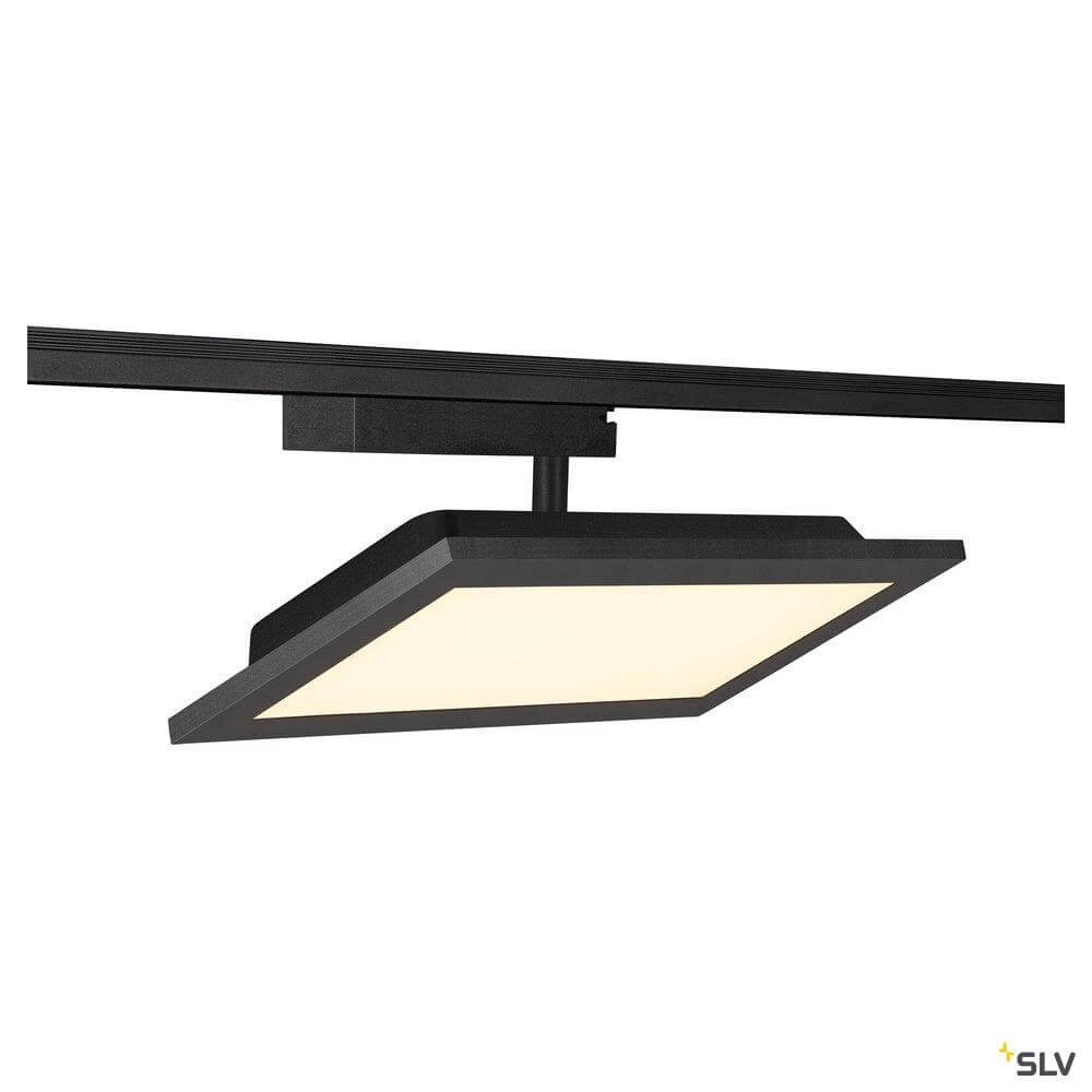 1-fase led paneel Panel Track vierkant zwart