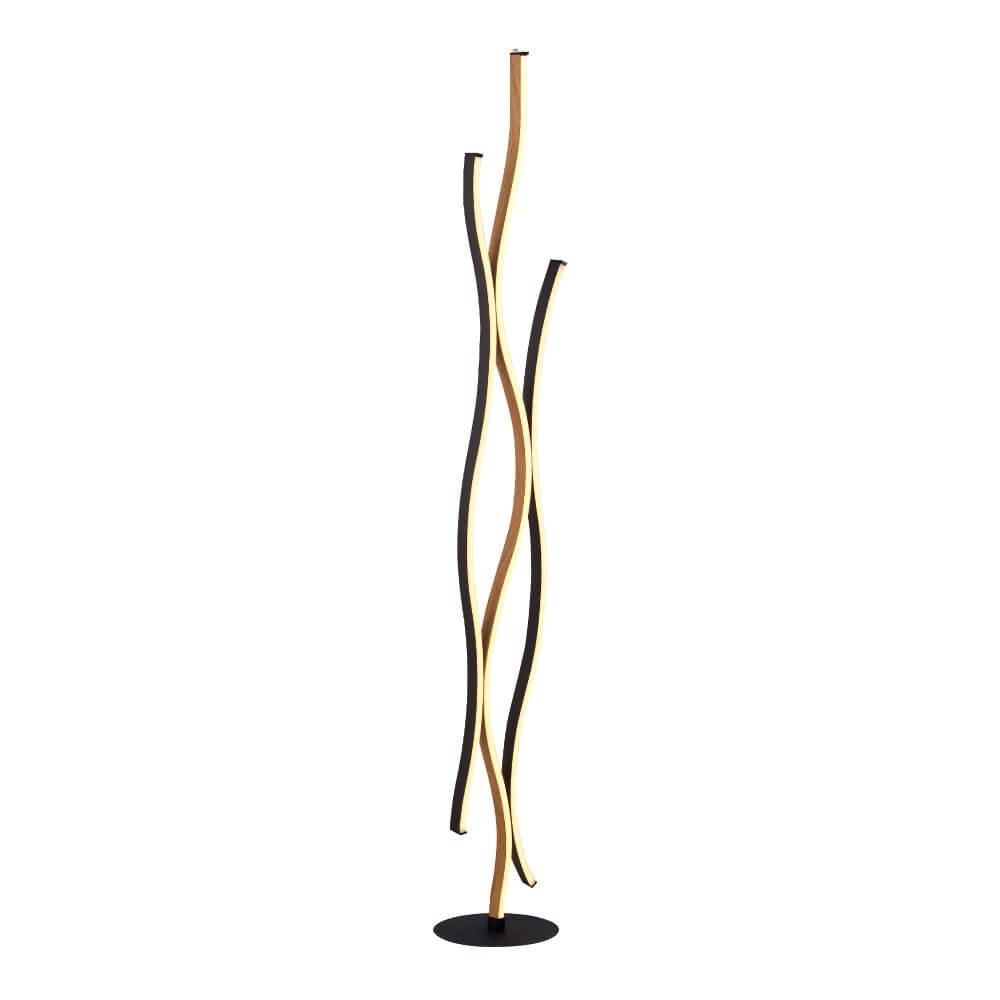 Strakke led staande lamp Bloom