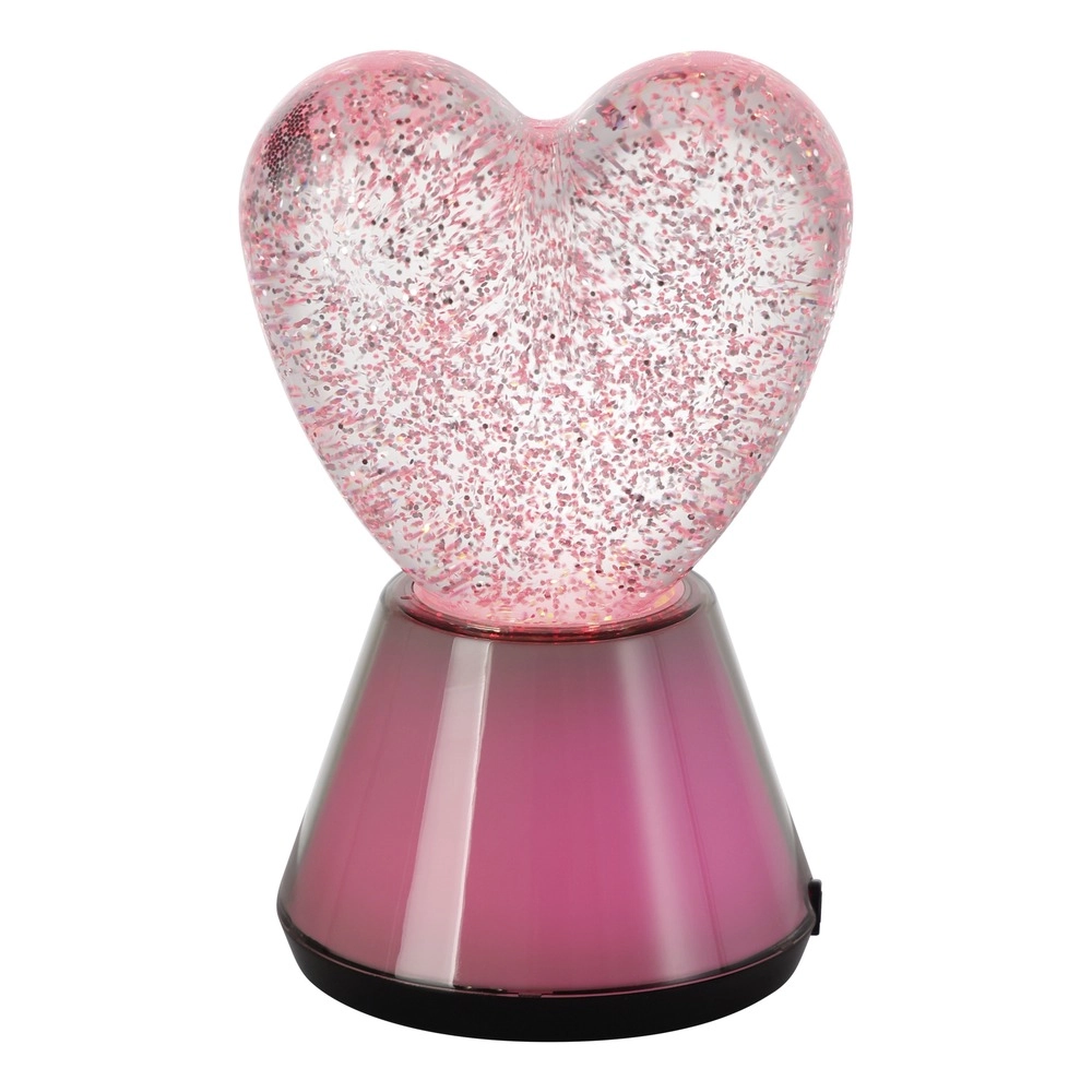 Tafellamp Glitter hart