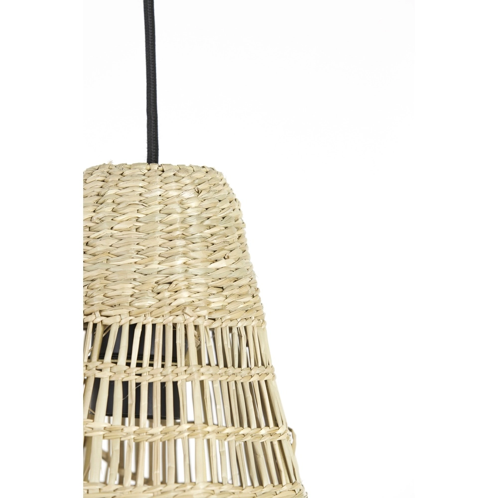 Zeegras hanglamp Latika 52cm hoog - 1x E27 Light & Living 8717807644048