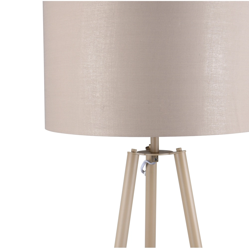 Vloerlamp Colette zand bruin Trio 4017807715422