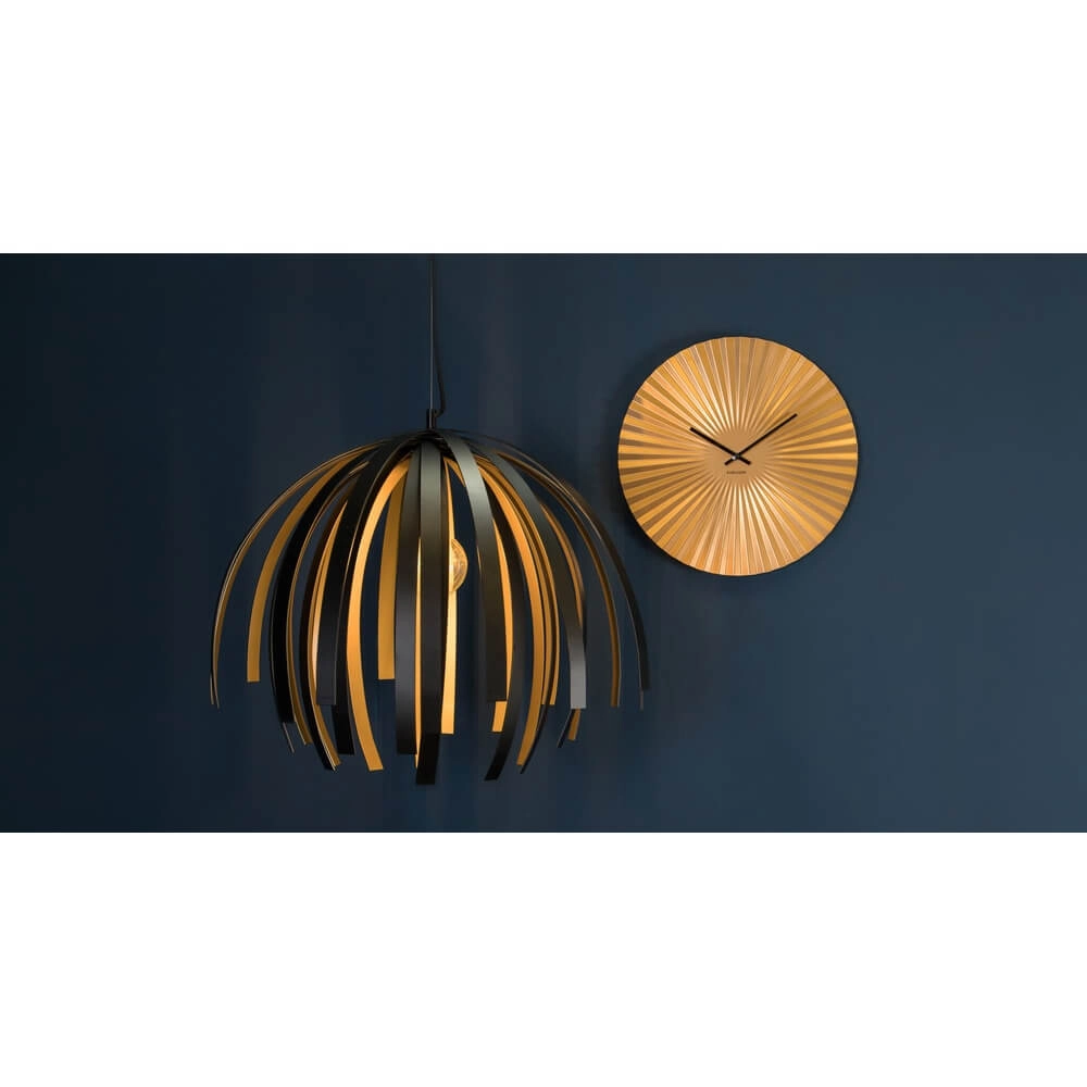 Wandklok Sensu goud - Ø 40cm Karlsson 8714302613500