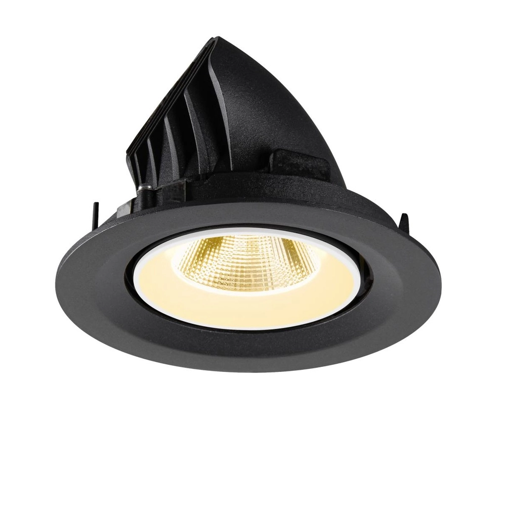 Inbouwspot Numinos Gimble M zwart/wit 3000K - 20gr SLV 4024163311946