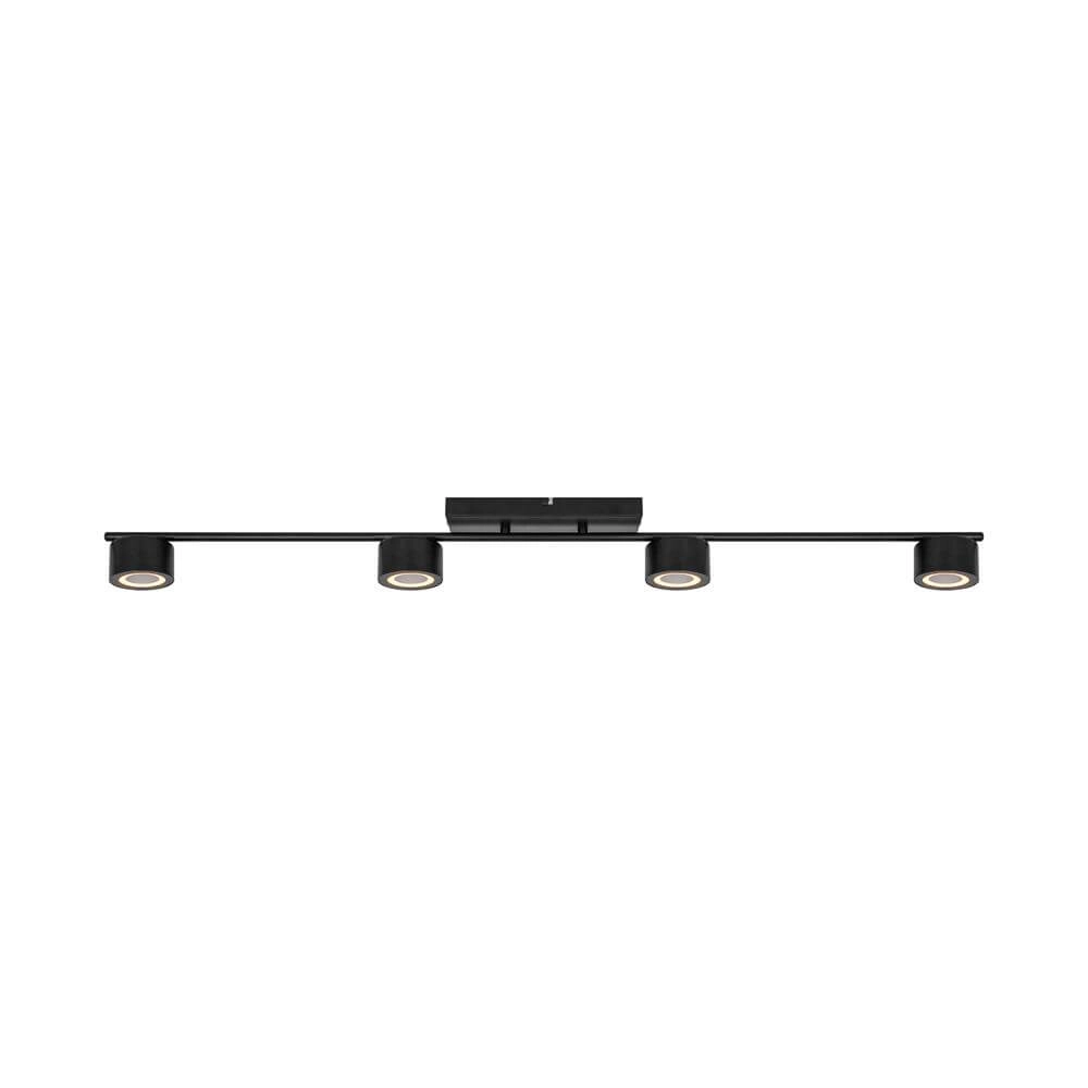 Design plafondlamp Clyde 4-lichts zwart Nordlux 5704924012259