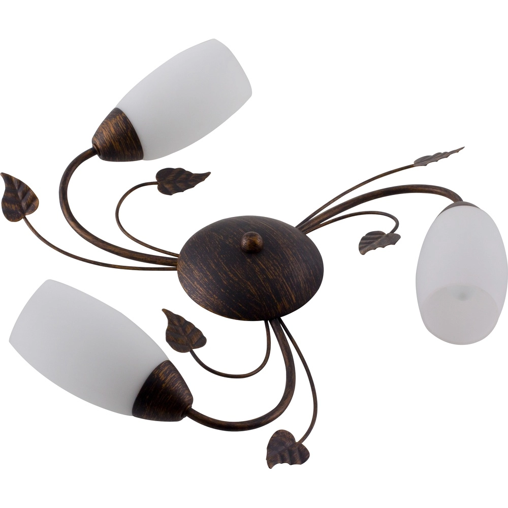 Klassieke plafondlamp Venezia roest bruin