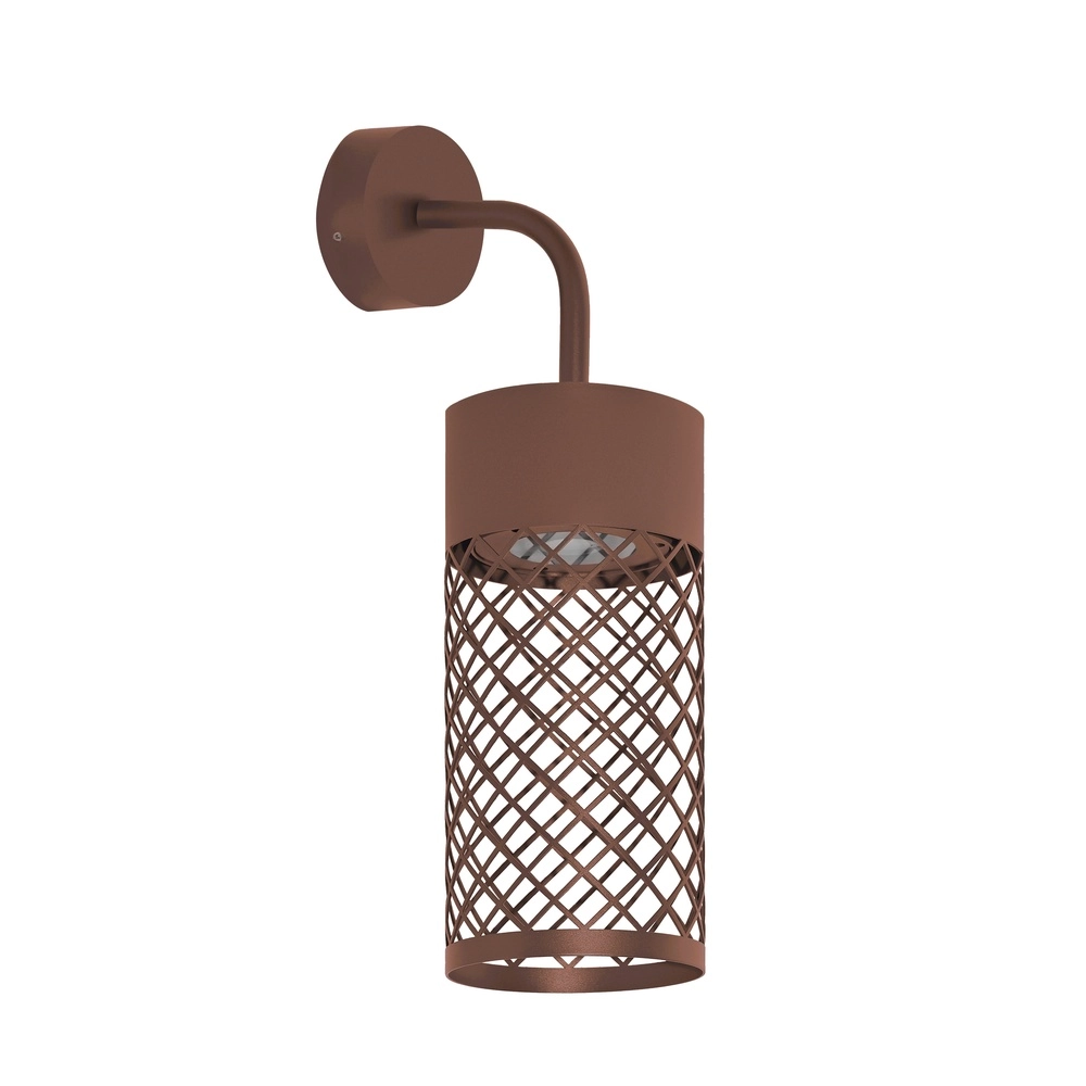 Wandlamp Motley roestbruin
