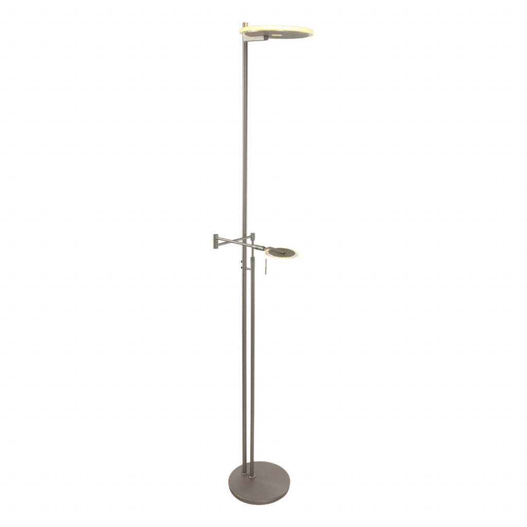 Moderne leeslamp Turound grijs