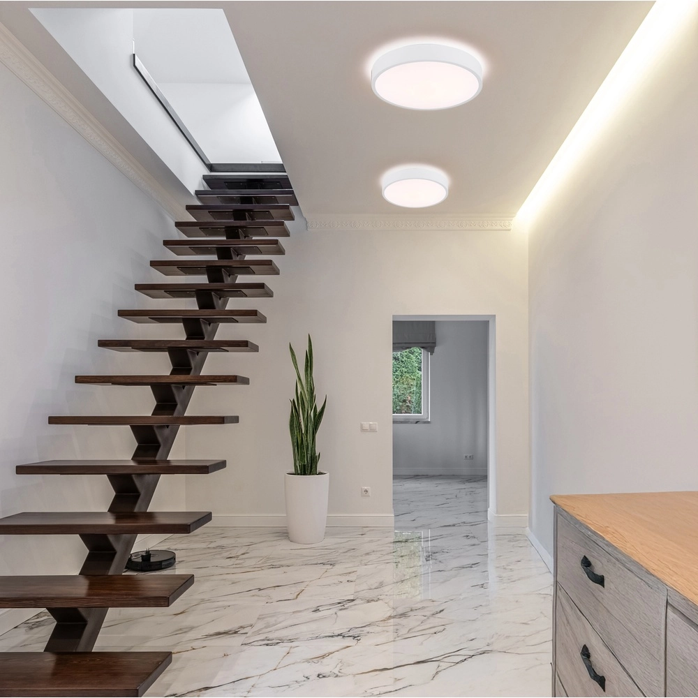 Design plafonniere Nielsen wit Ø 33,2cm Globo 9007371569670