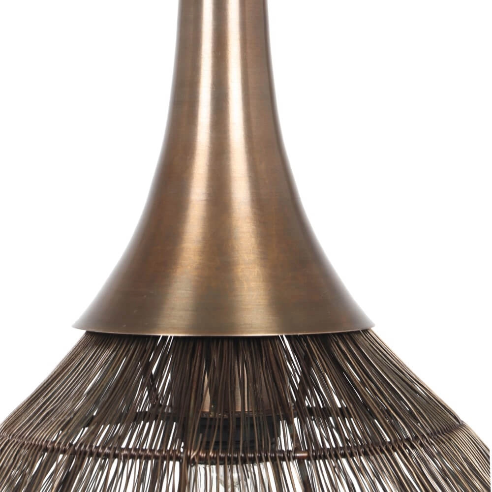 Ronde hanglamp Soraya Ø 42cm - brons Trio 4017807617467