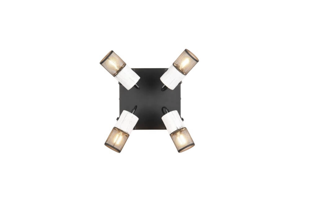 Design opbouwspot Tosh 4-lichts Trio 4017807600513