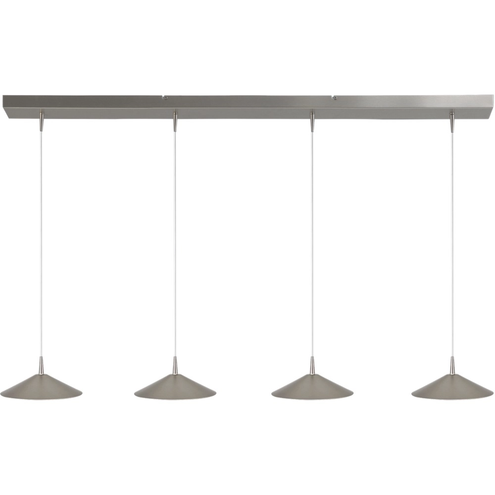4-lichts hanglamp Ceppo nikkel Ø 22cm